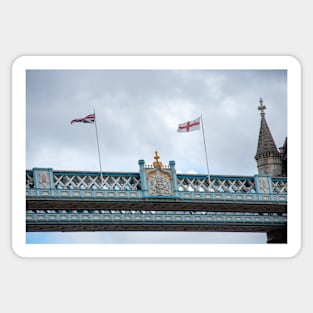 Tower of London Flags Sticker